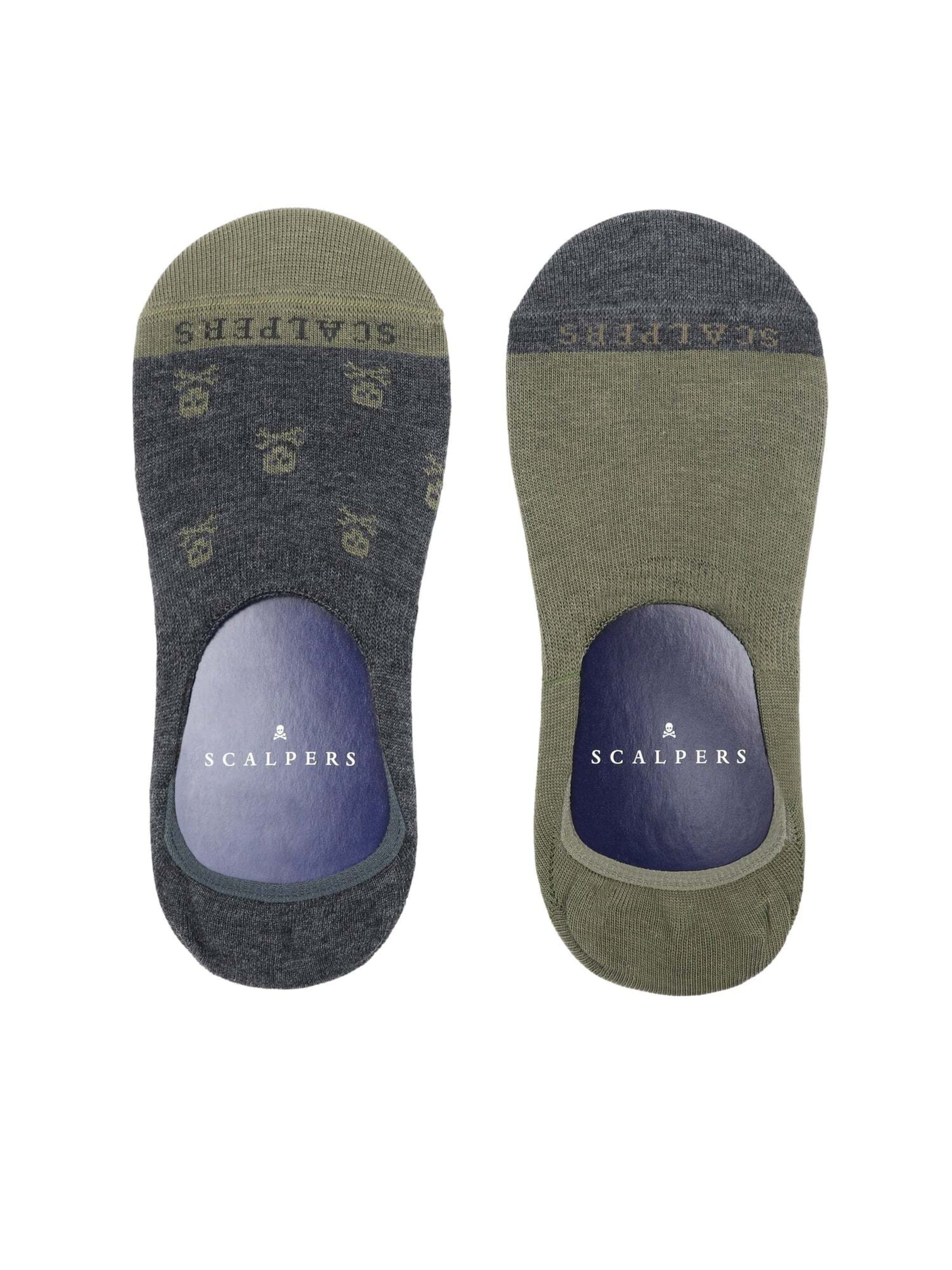 Scalpers Titokzoknik - szürke: elől