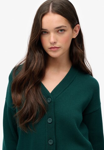 Cardigan Superdry en vert