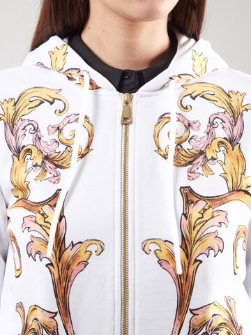 Versace Jeans Couture Ζακέτα φούτερ σε λευκό