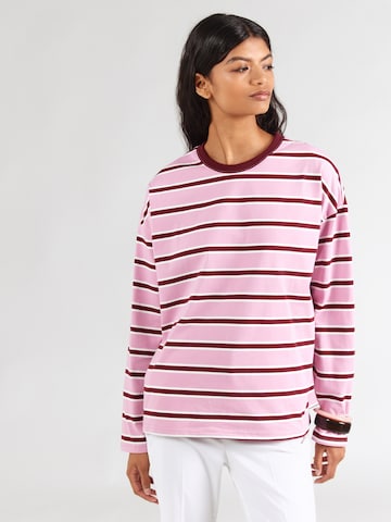 Noisy may Majica 'NMEMBER' | roza barva: sprednja stran