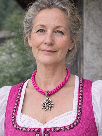 Allgäu Rebell Necklace 'Marlene' in Pink