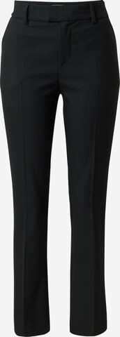 MOS MOSH Regular Chino Pants in Black: front