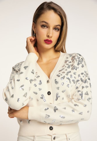 faina Strickjacke in Weiß