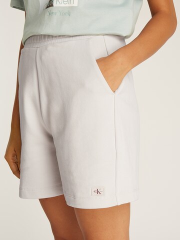Calvin Klein Jeans Normální Kalhoty – béžová