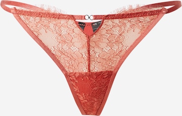 Women' Secret Thong in Red: front