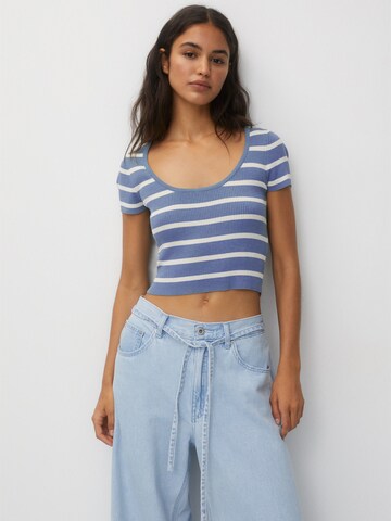 Pull&Bear Trui in Blauw: voorkant