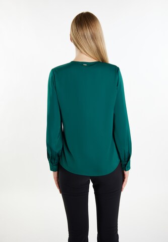 DreiMaster Klassik Blouse 'Klassik' in Green