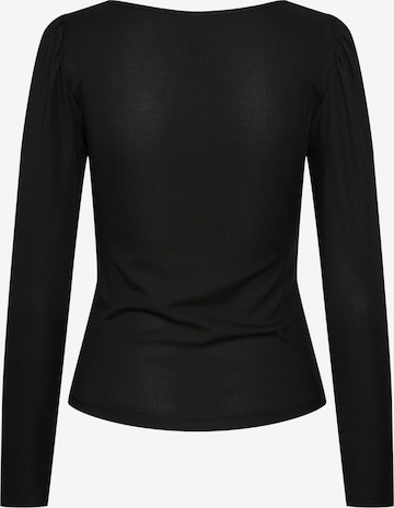 PIECES - Camiseta 'MANIELLA' en negro