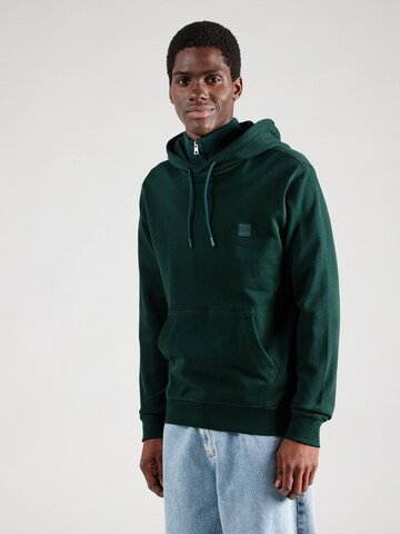 BOSS Sweatshirt 'Wetalk' i grøn: forside