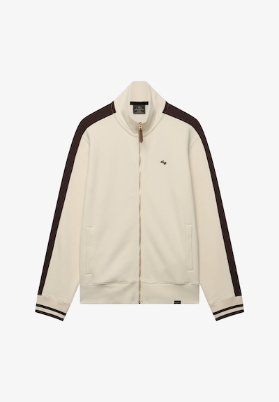 Superdry & Co Between-Season Jacket in S in Ecru / Dark brown, Item view