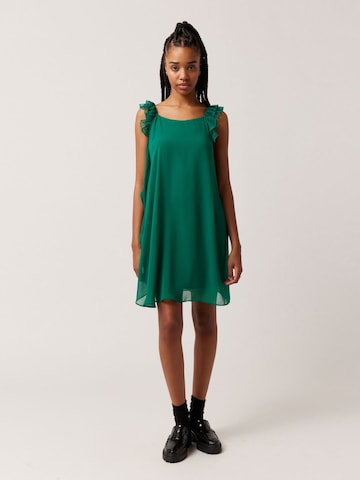 Robe de cocktail ' Laurane ' NAF NAF en vert