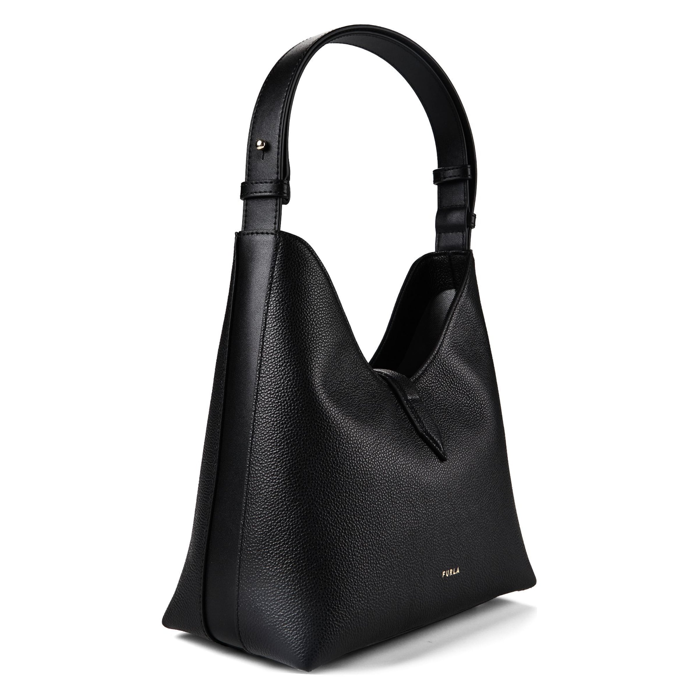 FURLA Schultertasche in Schwarz