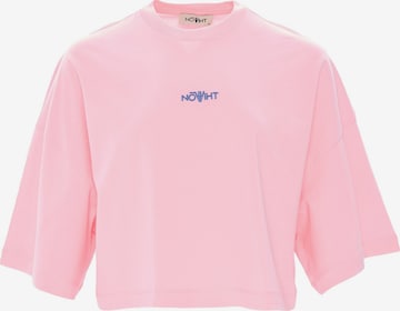 T-shirt 'Philomena' NOWIHT en rose : devant