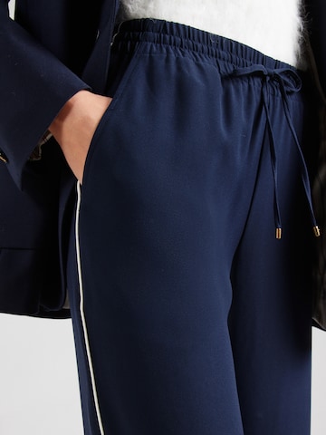 Lauren Ralph Lauren - Perna larga Calças 'ZIAKASH' em azul
