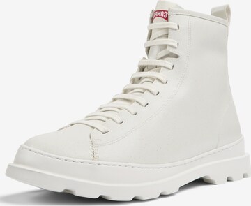 CAMPER Lace-Up Boots 'Brutus' in White: front