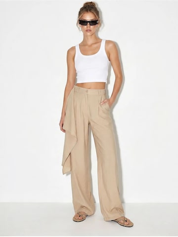 Loosefit Pantalon Bianco Lucci en beige
