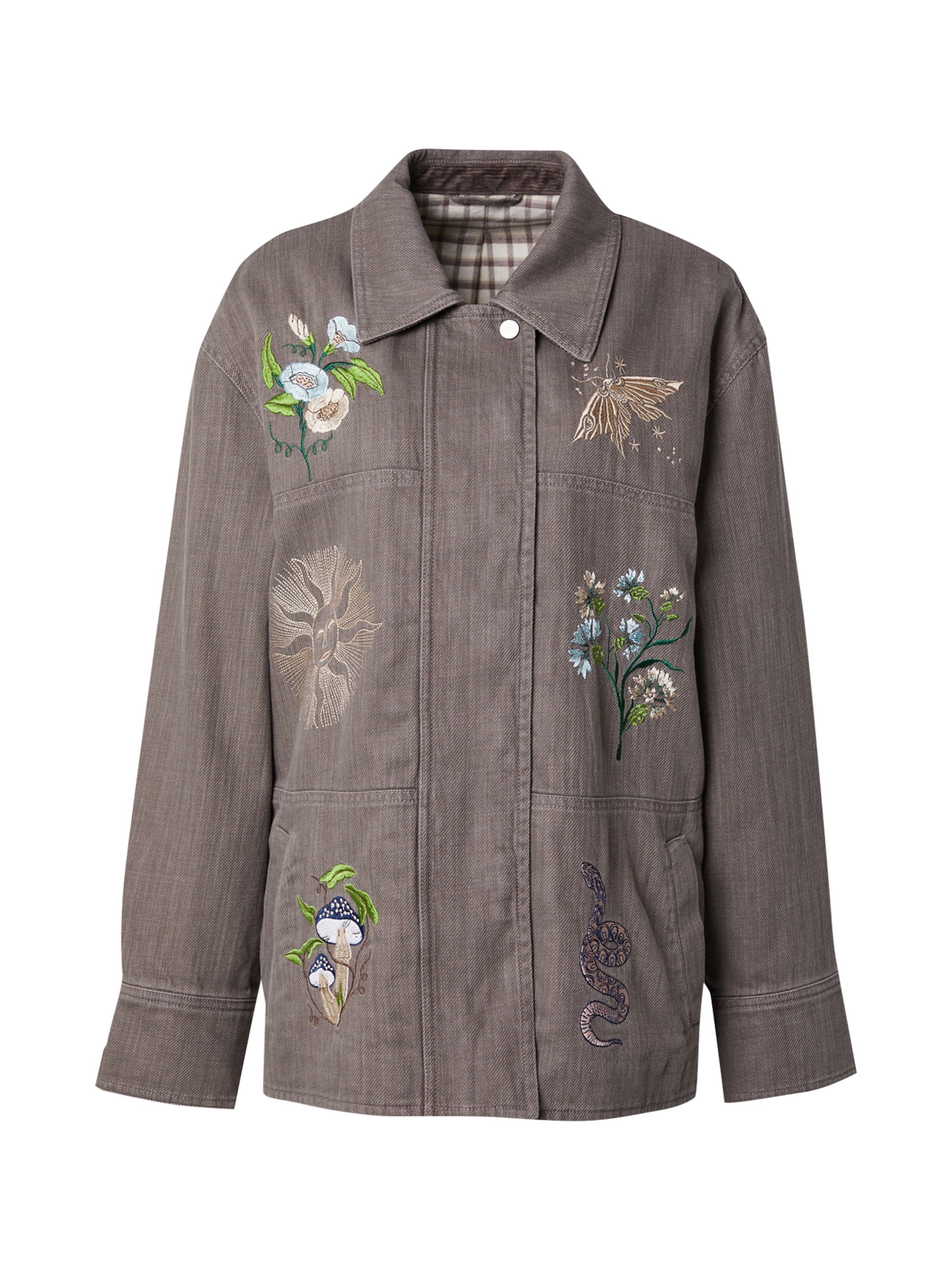 Geacă de primăvară-toamnă de la & Other Stories pe bej: față