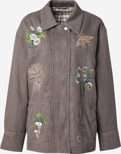 Geacă de primăvară-toamnă & Other Stories pe bej închis / albastru marin / verde / verde pin, Vizualizare produs