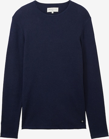 TOM TAILOR DENIM Sweater in Blue: front