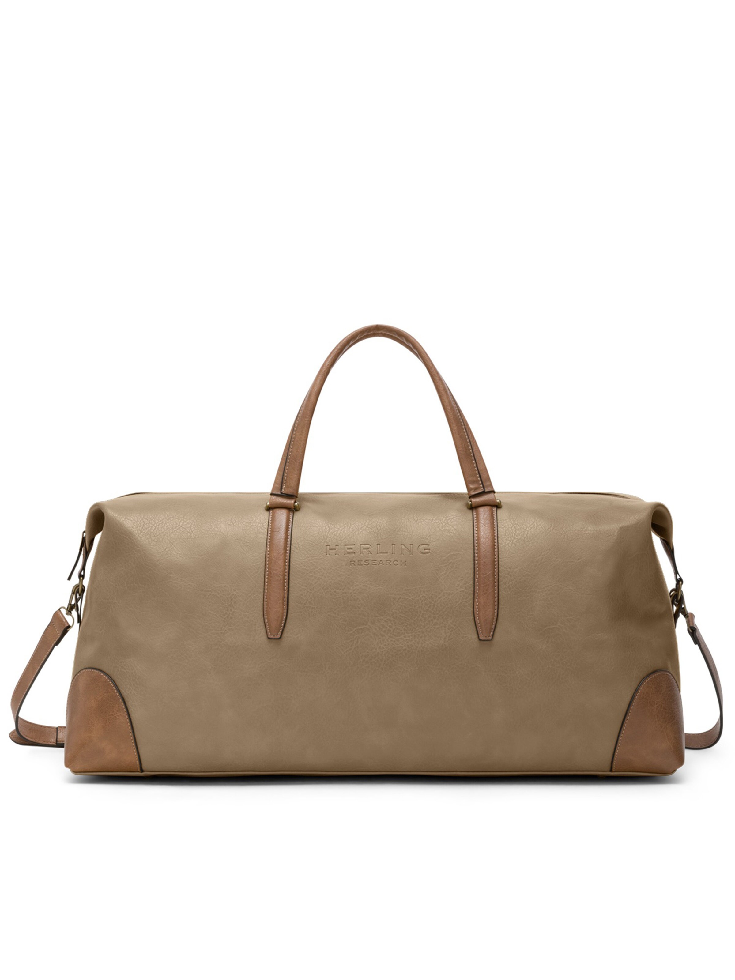 Herling Reisetasche 'Keegan'‌‌‌‌‌‌‌ in Beige: Vorderseite