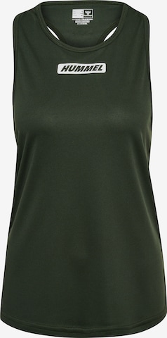 Hummel Sports Top 'TOLA' in Green: front