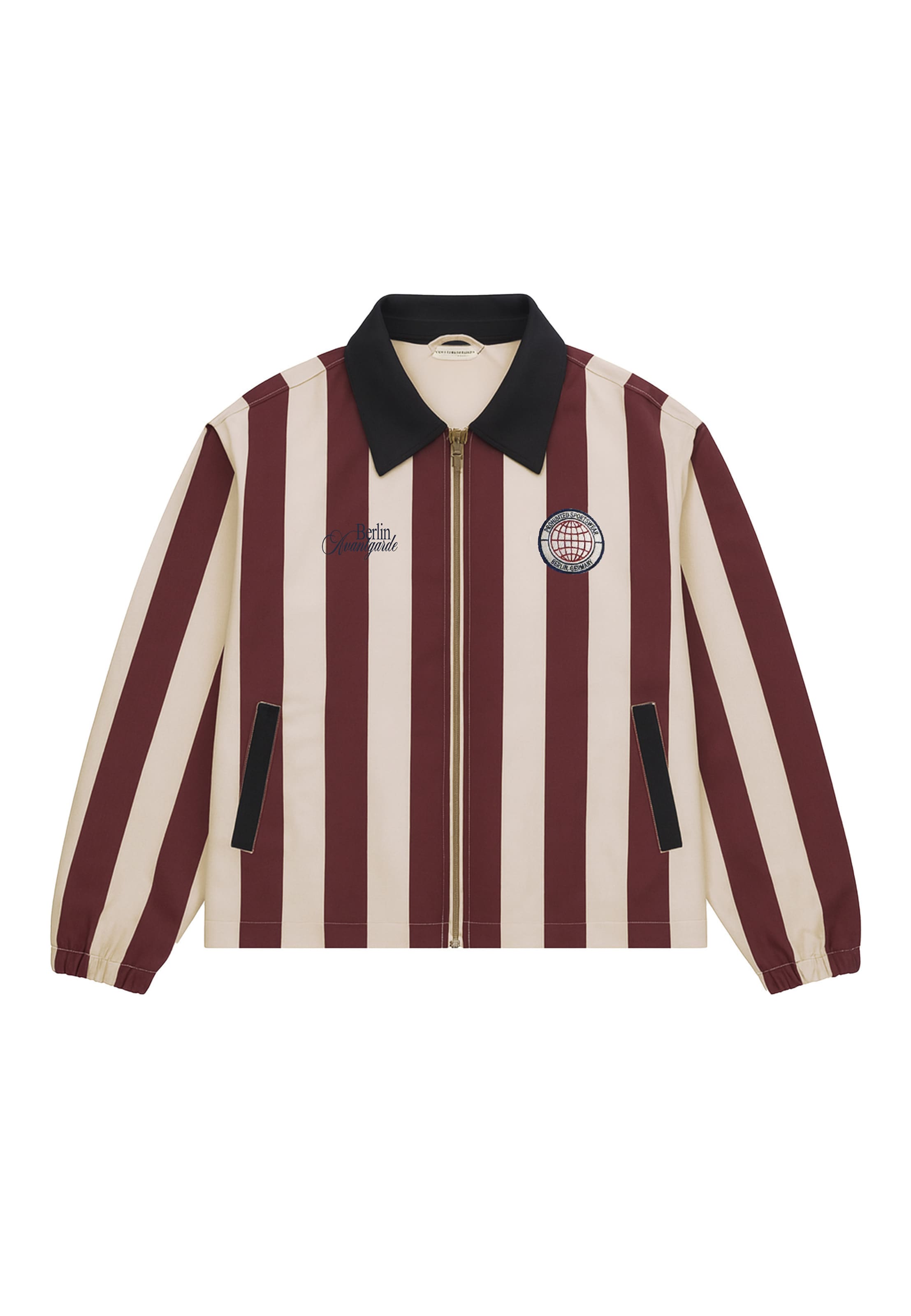 Prohibited Jacke  'Ivy League' in Rot: Vorderseite