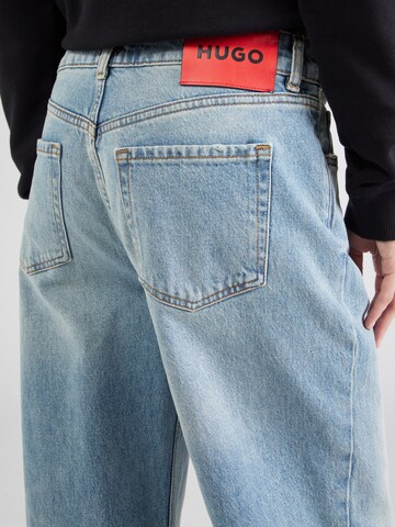 HUGO Tapered Jeans i blå