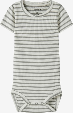 Tutina / body per bambino 'NBNBANI' di NAME IT in grigio: frontale