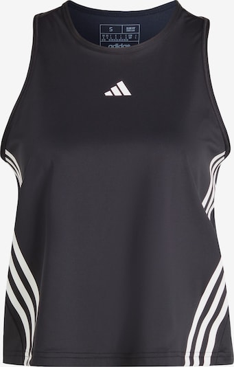 fekete / fehér ADIDAS PERFORMANCE Sport top 'Aeroready Hyperglam', Termék nézet