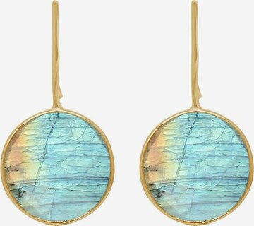 Boucles d'oreilles Gemshine en bleu : devant