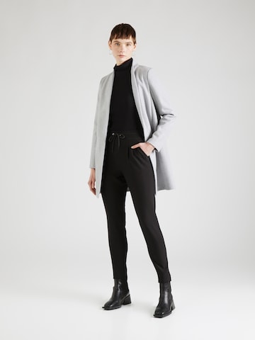 VERO MODA Tapered Trousers with creases 'CARLA' in Black