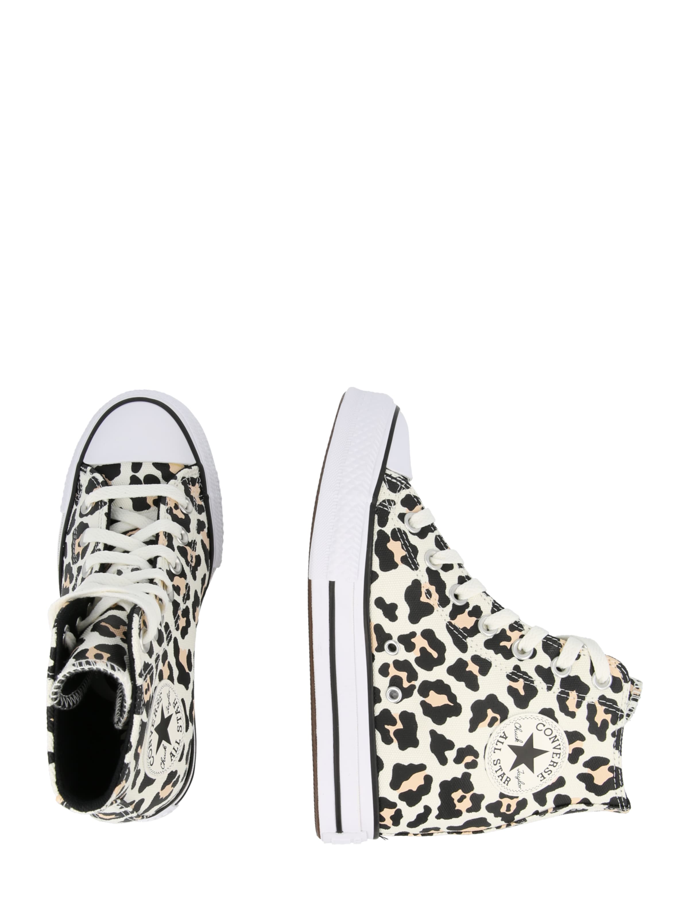 CONVERSE CHUCK TAYLOR ALL STAR WEDGE PLATFORM LEOPARD in Weiß