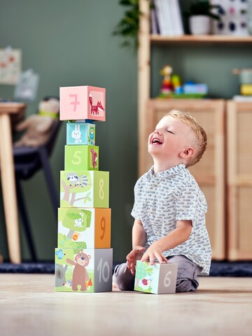 HABA Stapelspielzeug ' Stapelwürfel Waldfreunde ' in Mischfarben
