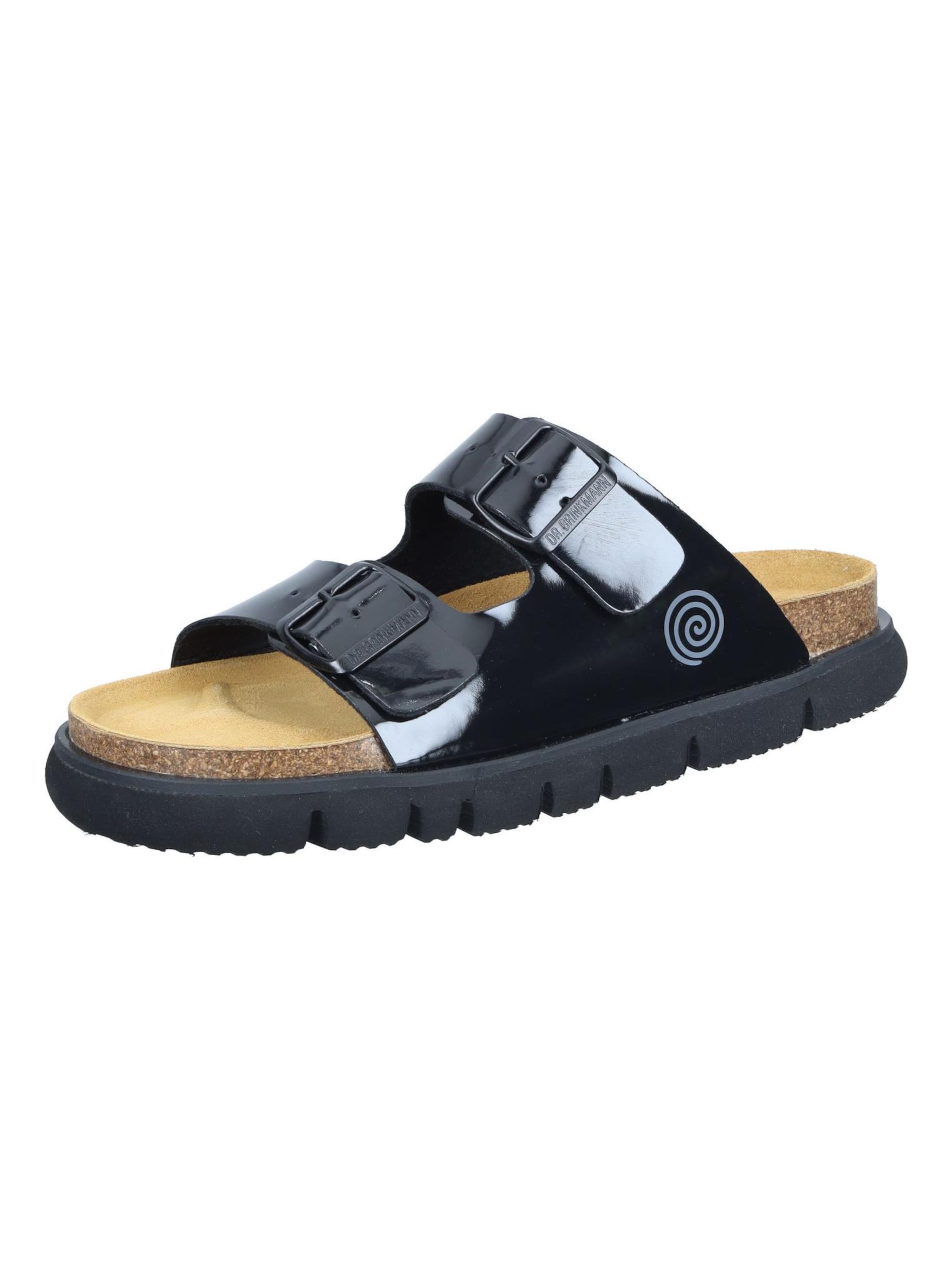 DR. BRINKMANN Mules 'BONILLO' in Black: front