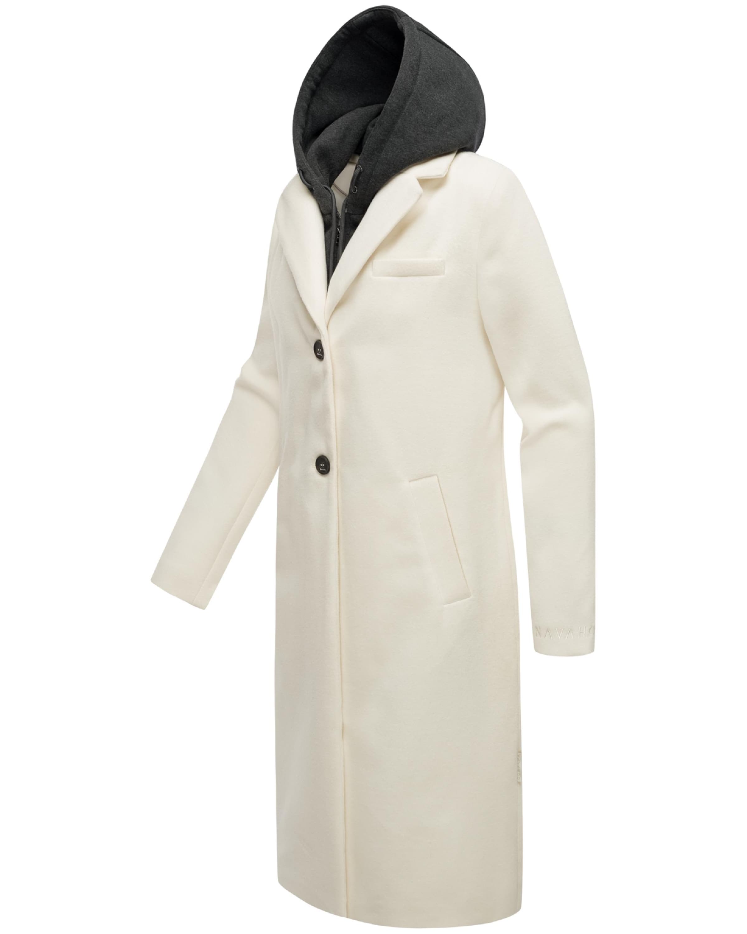 Palton de primăvară-toamnă 'Kekstraum 14' de la NAVAHOO pe alb