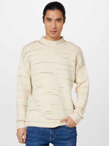 ESPRIT Sweter w kolorze biały: przód