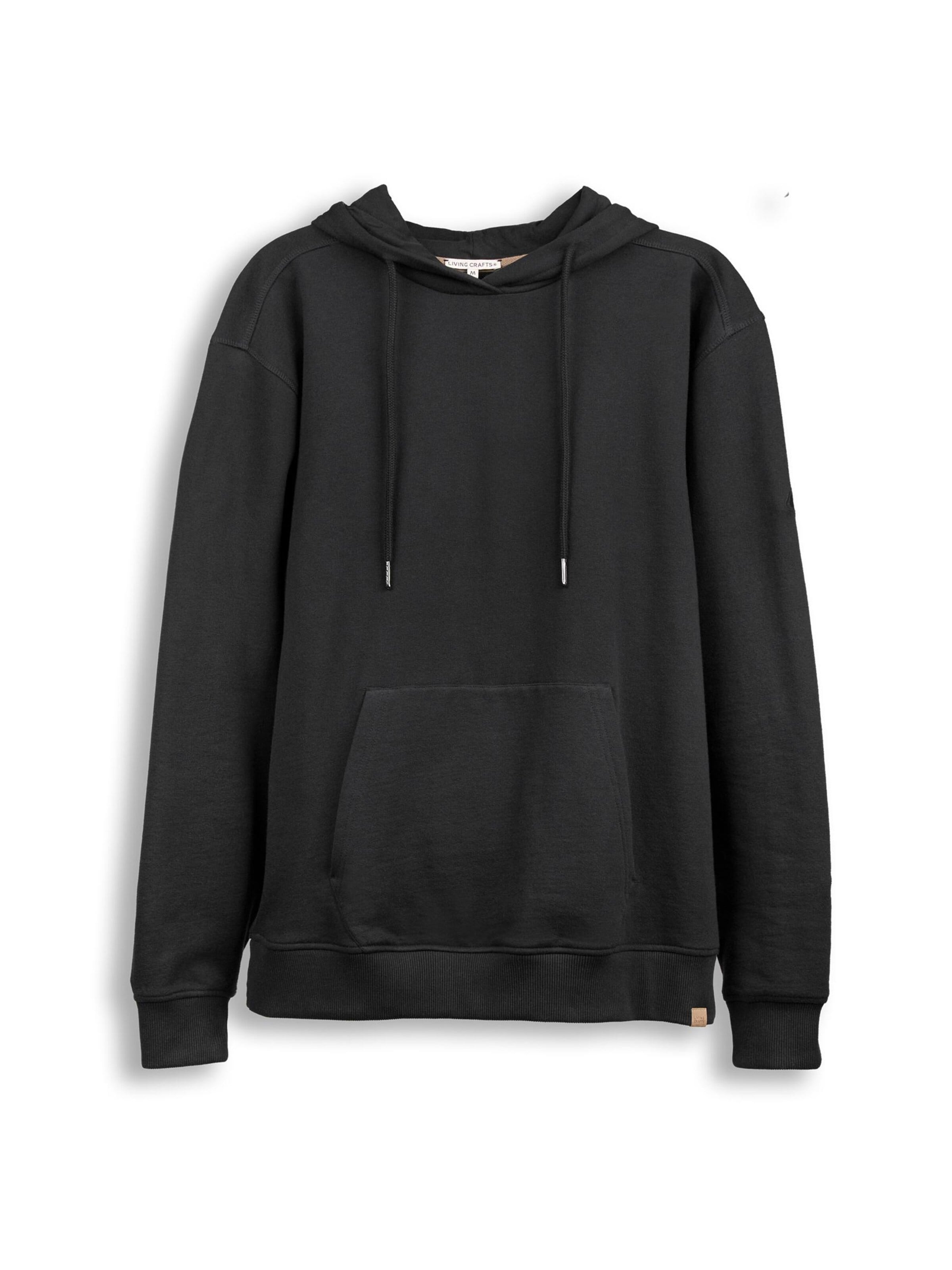 Living Crafts Pullover 'SASSO'‌ in Schwarz: Vorderseite