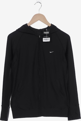 NIKE Kapuzenpullover XS in Schwarz: predná strana