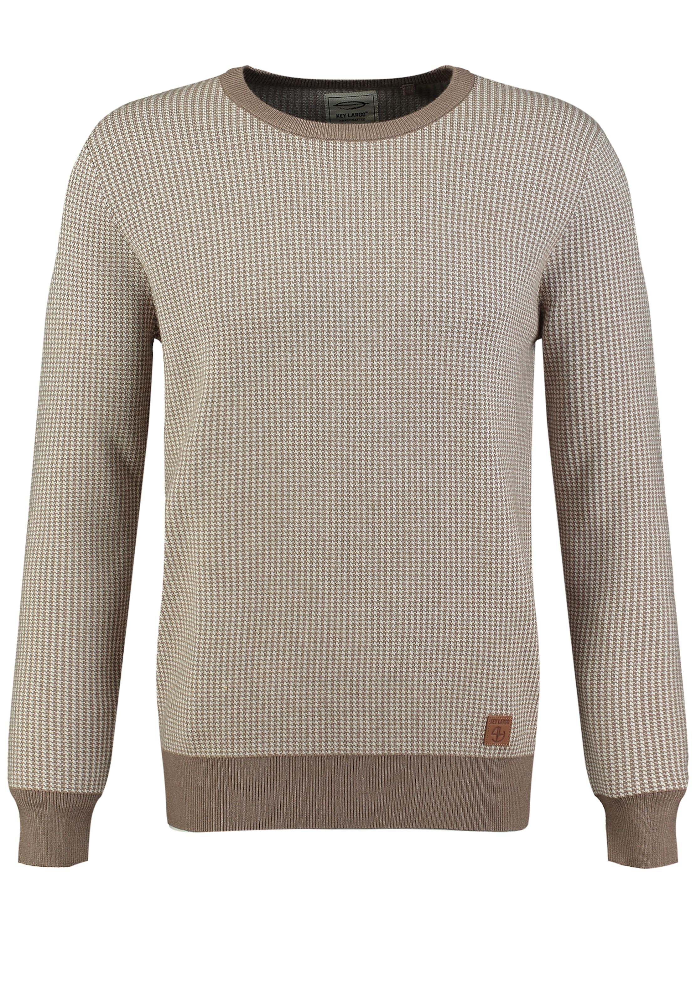Pullover ' CHELSEA ' di Key Largo in marrone: frontale