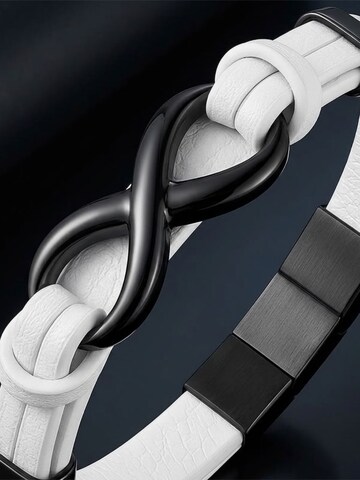 UNIQAL Armband 'INFINITY' in Wit