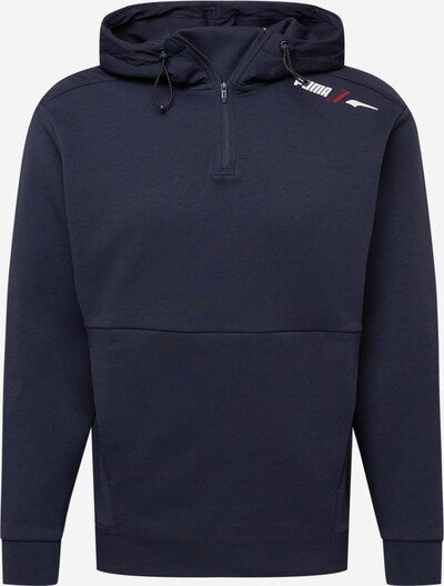 PUMA Sportska jakna u tamno plava / bijela, Pregled proizvoda