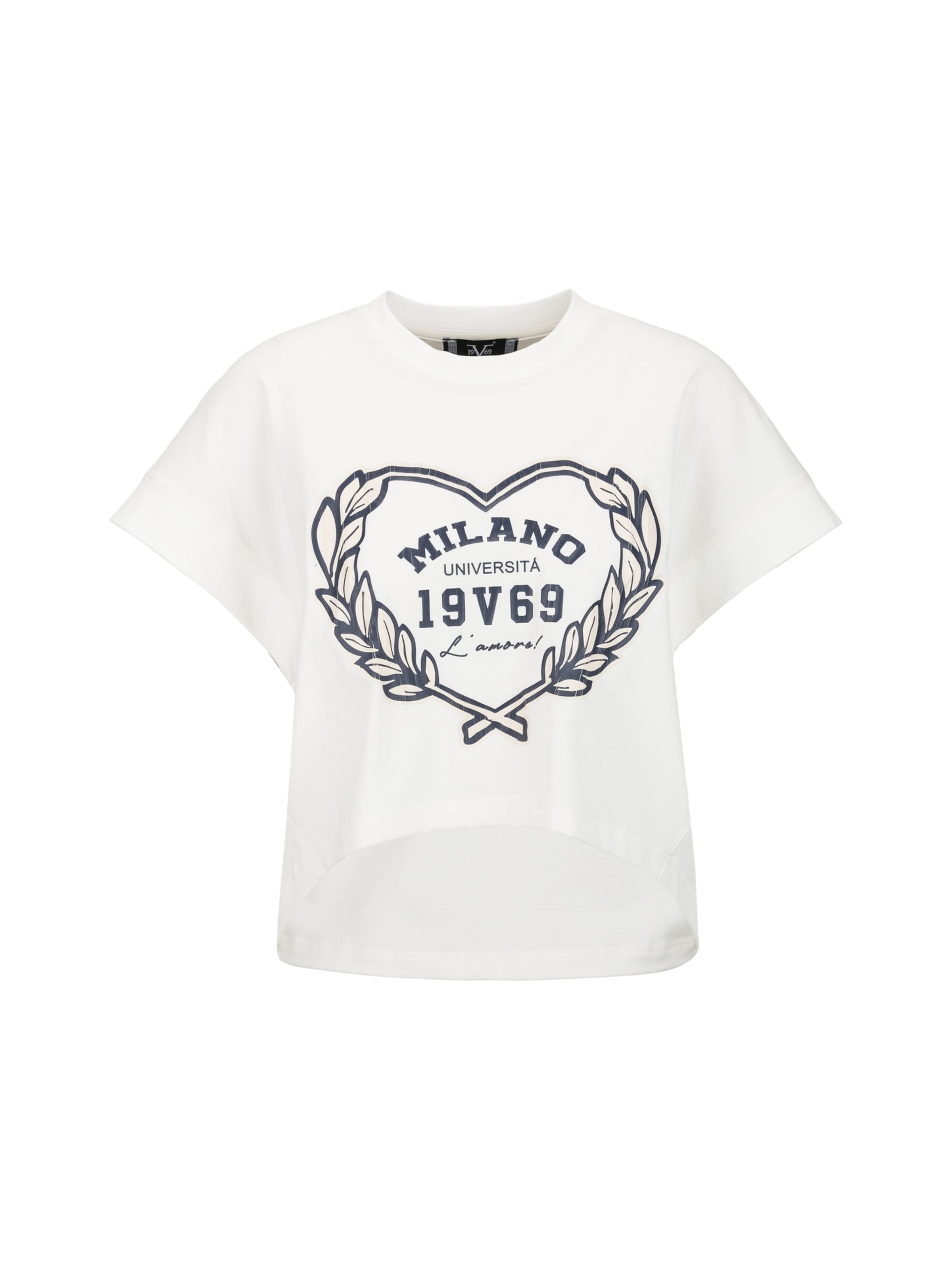 19V69 ITALIA Shirt 'Beppa College' in White: front