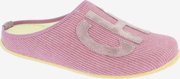 Living Kitzbühel Hausschuh 'Cotton - Chill' in Lila: Vorderseite