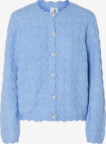 Cardigan 'YASBUBERA' YAS en bleu : devant