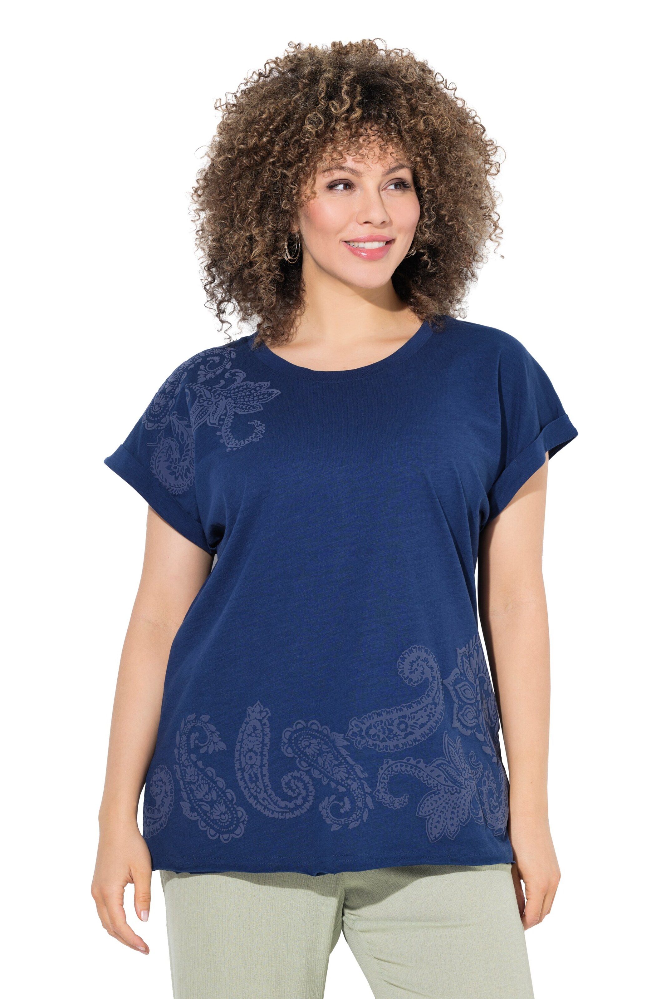 Ulla Popken Shirt in Blue: front