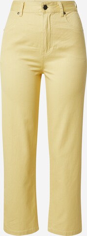 Afends Wide leg Pants 'Shelby' in Yellow: front
