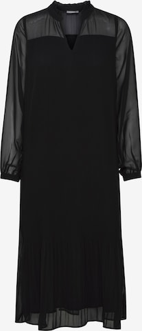 Fransa Dress 'Plisse' in Black: front