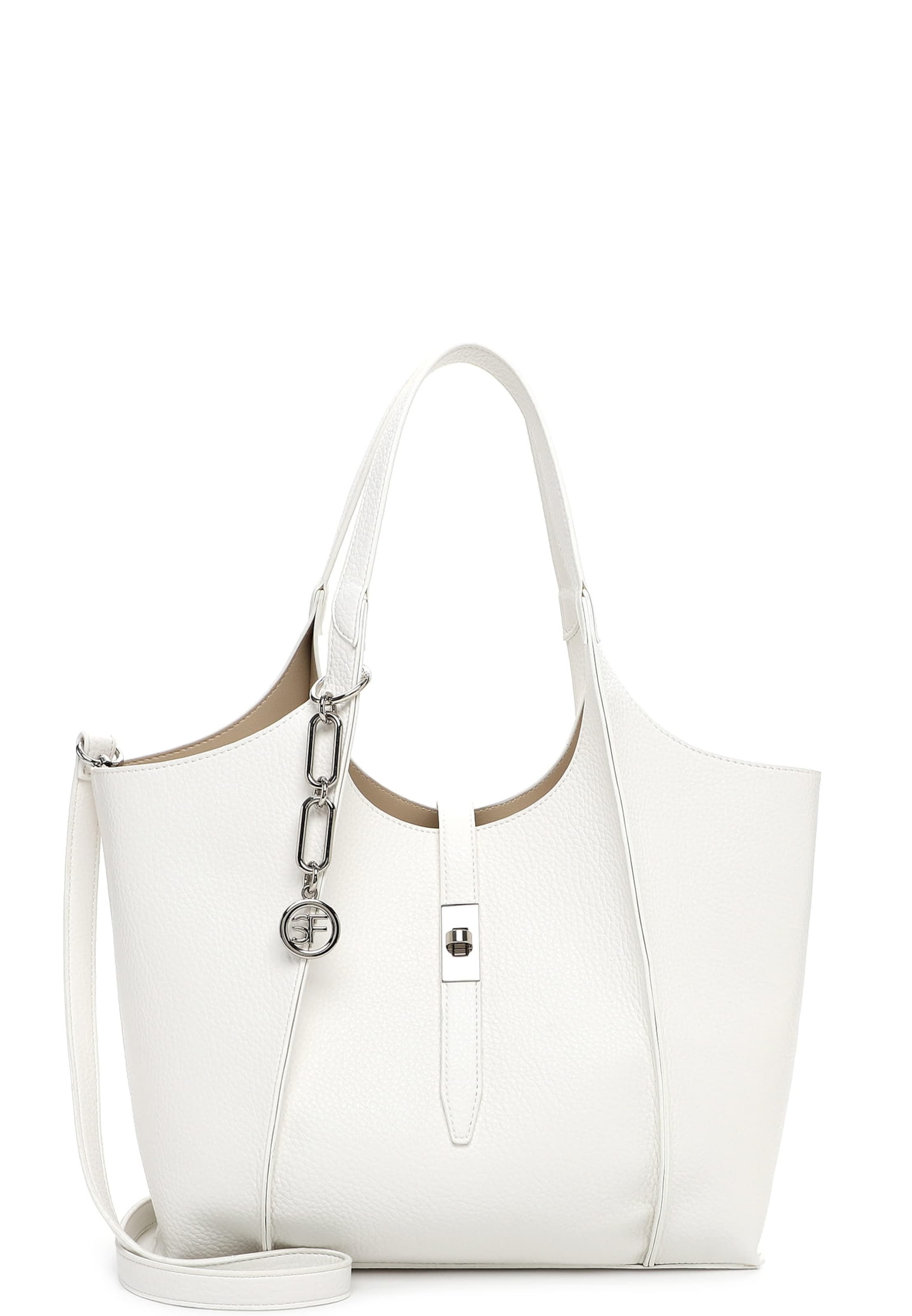 Suri Frey Shopper 'Daggy' in Wit: voorkant