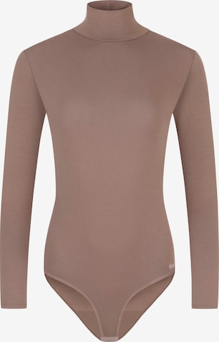 Evoni Bodysuit in Brown: front