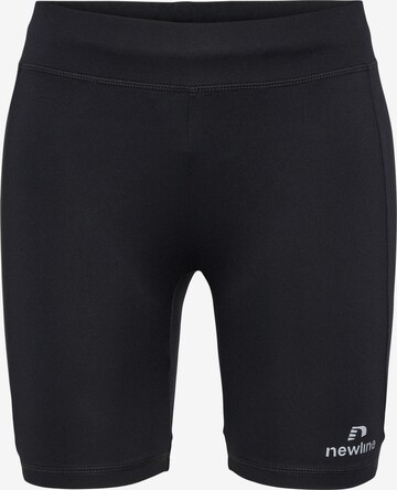 Newline Skinny Sportbroek in Zwart: voorkant